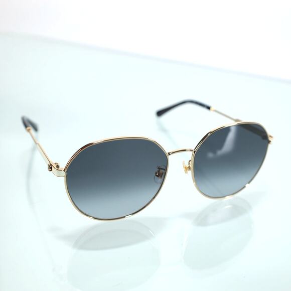 Kate Spade NEESHA Round Metal Designer Sunglasses – Gold / Grey Lenses – NWT